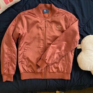 Adidas Orange Bomber Jacket